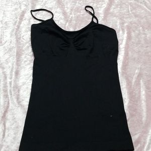 Black tank top